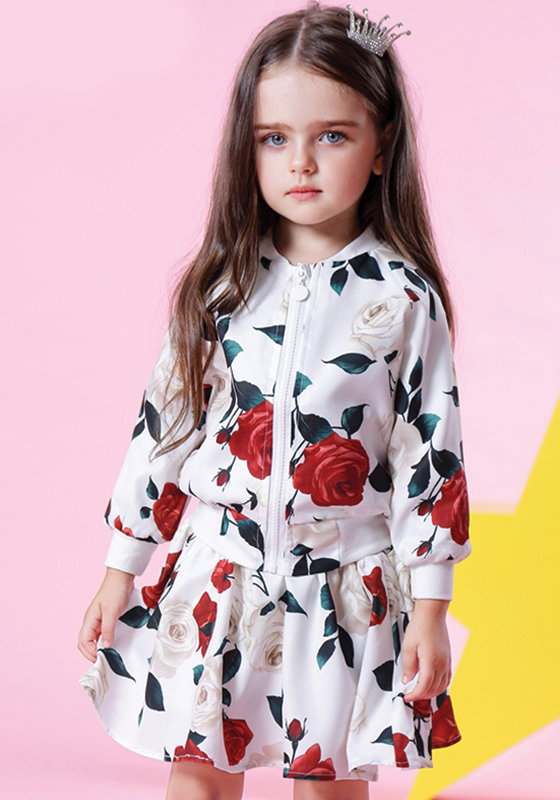 Floral Coat & Skirt Floral Coat & Skirt