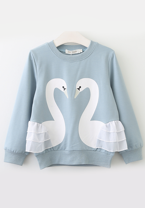 Swan Pattern Chiffon Swan Pattern Chiffon