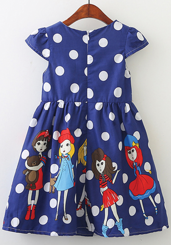Corduroy Polka Dots Dress Corduroy Polka Dots Dress