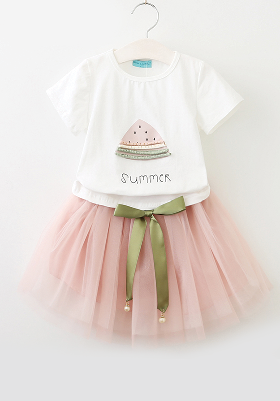 Lison T-Shirt & Short skirt 2Pcs Suit Lison T-Shirt & Short skirt 2Pcs Suit