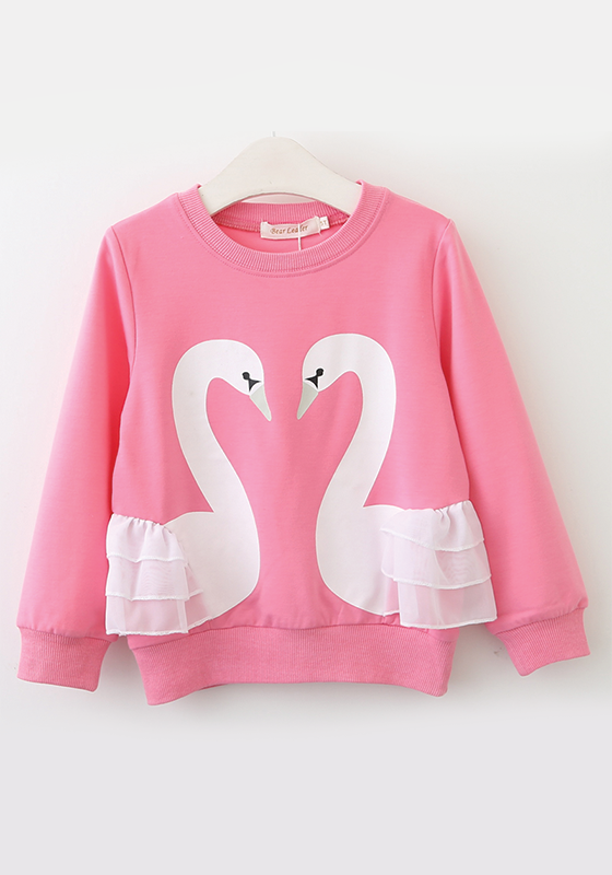 Swan Pattern Chiffon Swan Pattern Chiffon