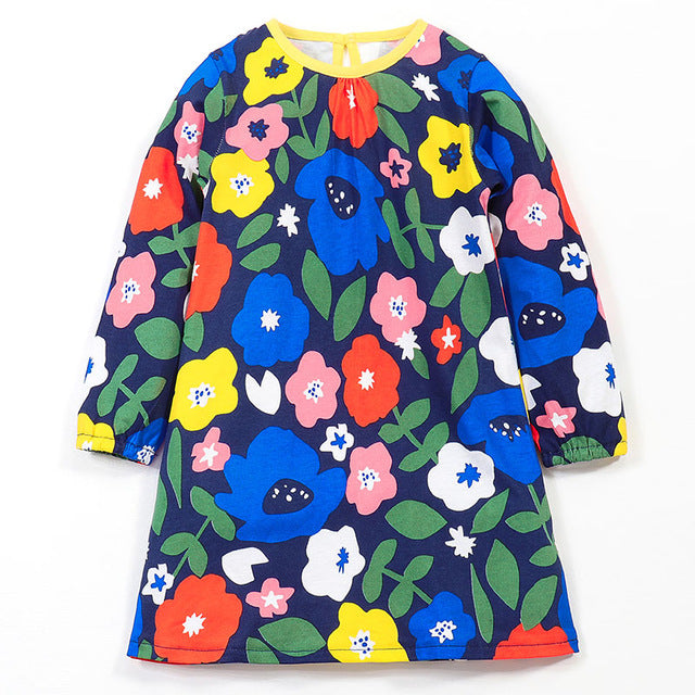 Flowers Printing Design Dress Flowers Printing Design Dress