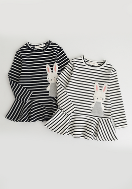 Bunny Stripe Dress