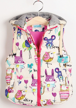 Graffiti Hooded Vest