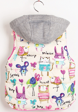 Graffiti Hooded Vest