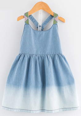 Cute Baby Girl Denim Dress