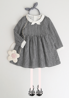 Julyia Plaid Princess Dress