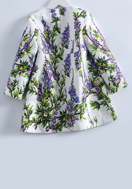 Flowers and Grass Pattern Dresses