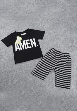 Lison T-shirt & Striped PantsClothes