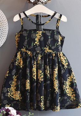 Honeycomb Floral Gown