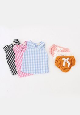 Baby Girl Plaid T-shirt