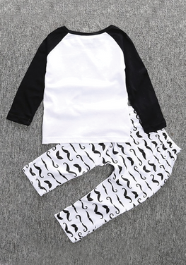 letter Long sleeve 2pcs