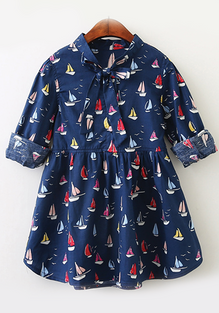 Corduroy Sailor Dress