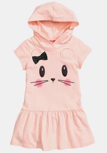 Barri Cartoon Cat Dress