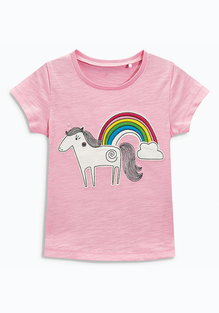 Mika Cartoon Rainbow Tee