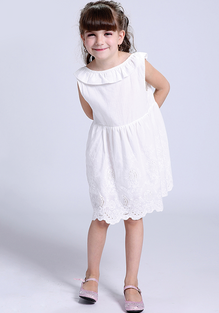 Coquille Bow Girl Dress