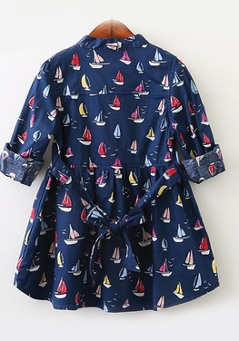 Corduroy Sailor Dress