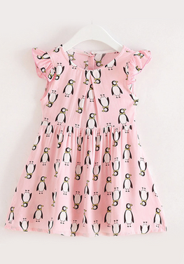 Corduroy Penguin Dress