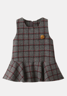 London Plaid Pinafore