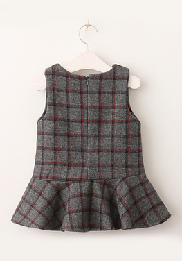 London Plaid Pinafore