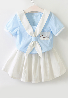 Coquille Sailor Collar Dress