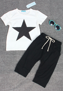 T-shirt & pants 2pcs suit