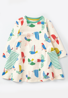 Arlo Cartoon Bird Dress