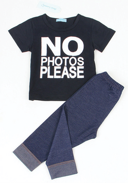 Print T-shirt & Pants Set