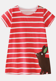 Leopold Bunny Stripe Dress