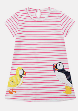 Leopold Bunny Stripe Dress