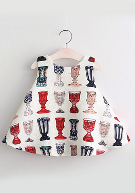 Trophy Pattern Dress