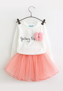 Rhinestone T-shirt & Skirts