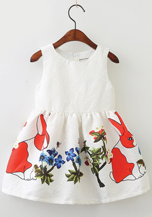 Animal Floral Dress